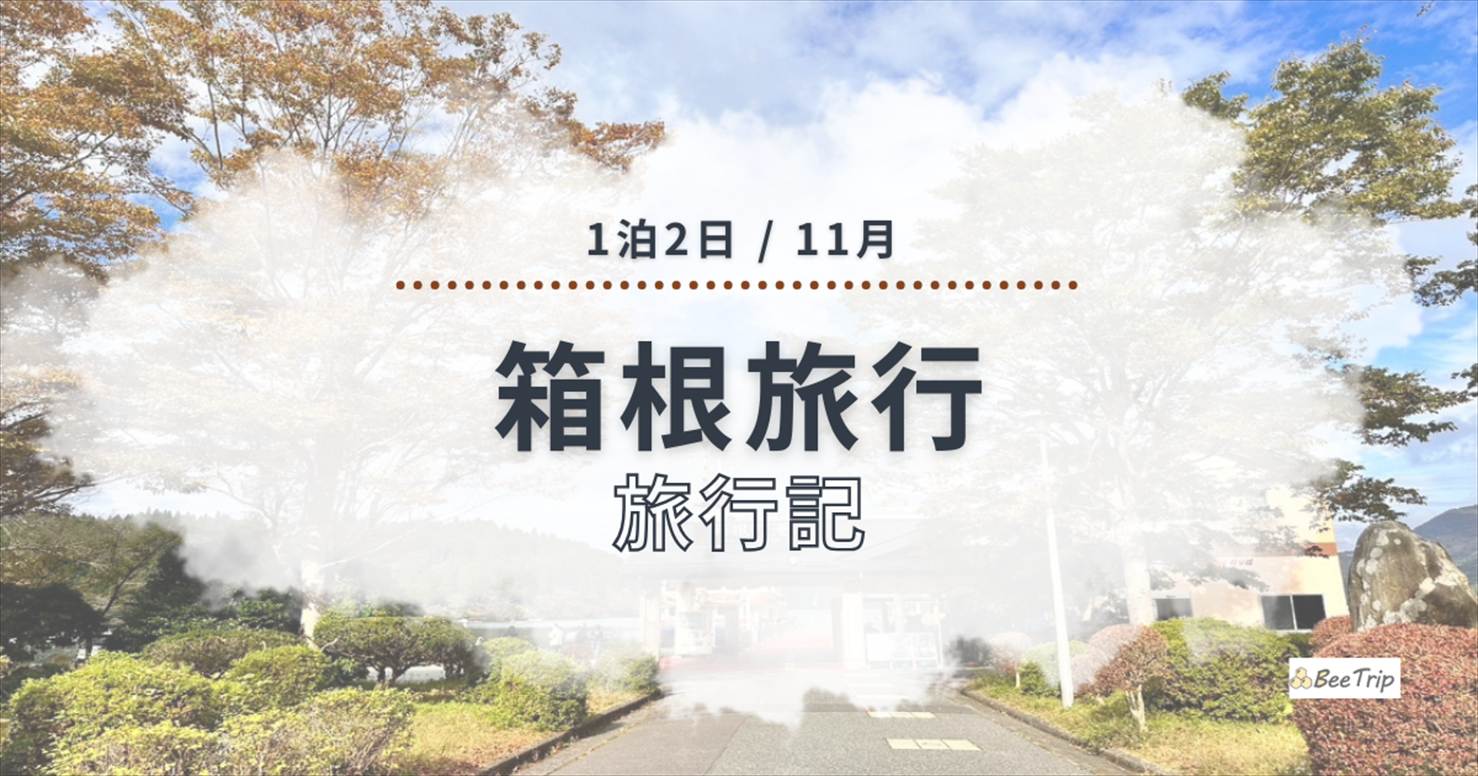 箱根1泊2日旅行記/ブログ｜”箱根フリーパス”を使って大涌谷・芦ノ湖・海賊船を巡る人気スポット満喫プラン