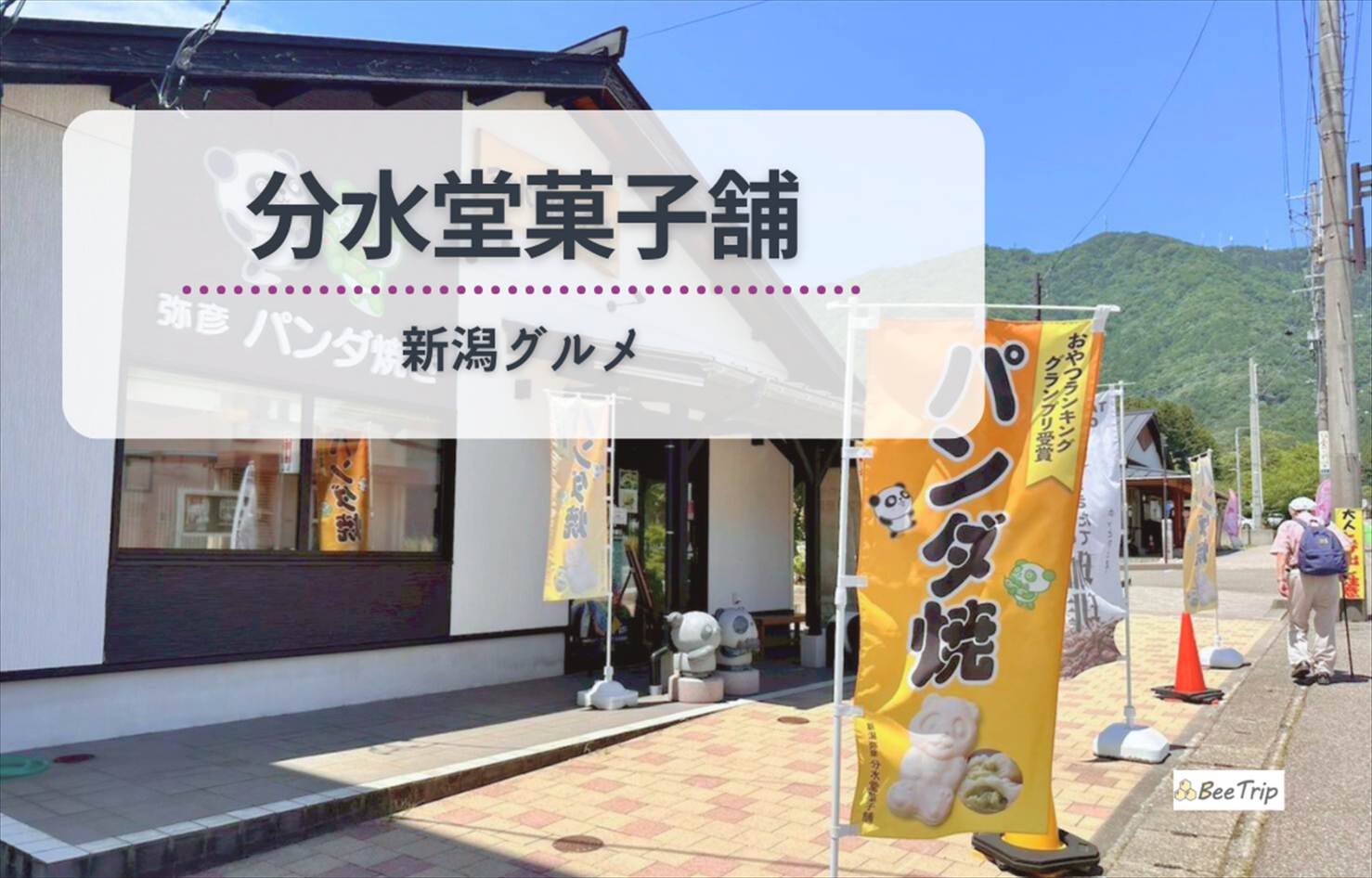 【新潟・弥彦】もちもち可愛い「パンダ焼き」が名物!分水堂菓子舗の実食レポ